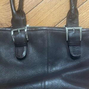 Vintage Brown leather Biacci New York bag